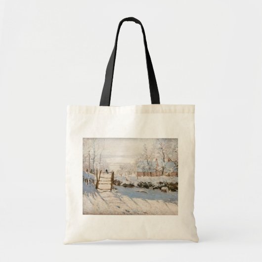 Claude Monet - The Magpie Tote Bag (Voorkant)