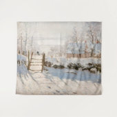 Claude Monet - The Magpie Wandkleed (Voorkant (horizontaal))