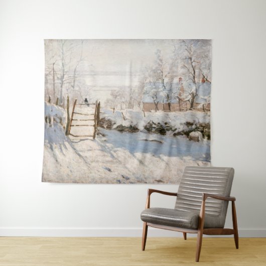 Claude Monet - The Magpie Wandkleed (In Situ (horizontaal))