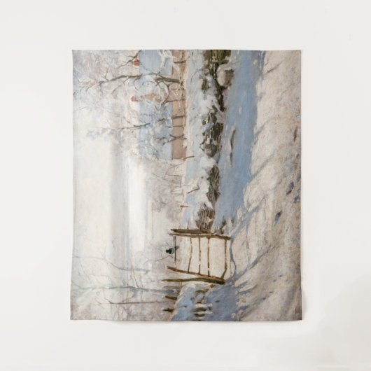 Claude Monet - The Magpie Wandkleed (Voorkant)