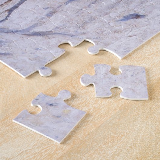 Claude Monet The Magpie Winter Snow Legpuzzel (Zijkant)