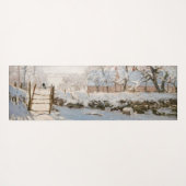 Claude Monet - The Magpie Yogamat (Achterkant (horizontaal))