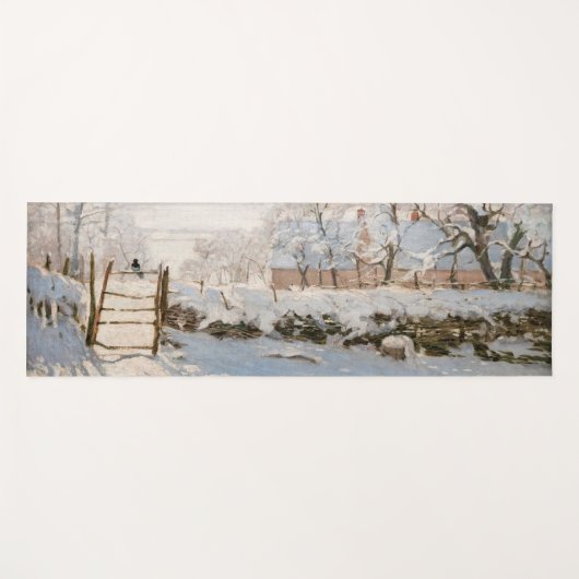 Claude Monet - The Magpie Yogamat (Voorkant (horizontaal))