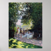 Claude Monet The Parc Monceau Poster (Voorkant)