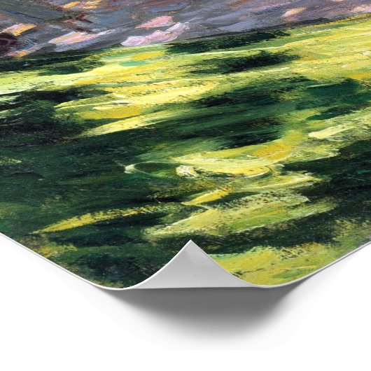 Claude Monet The Parc Monceau Poster (Hoek)