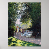 Claude Monet The Parc Monceau Poster (Voorkant)