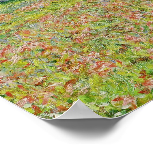 Claude Monet | The Poppy Field near Giverny, 1885 Poster (Hoek)