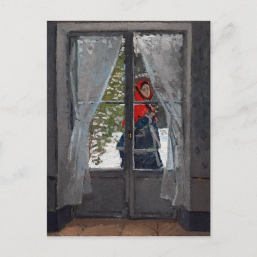 Claude Monet The Red Kerchief Briefkaart (Voorkant)