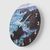 Claude Monet - The Rocks at Belle-Ile, Wild Coast Grote Klok (Hoek)