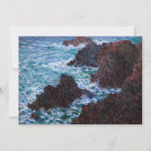 Claude Monet - The Rocks at Belle-Ile, Wild Coast Kaart (Voorkant)