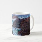 Claude Monet - The Rocks at Belle-Ile, Wild Coast Koffiemok (Voorkant rechts)