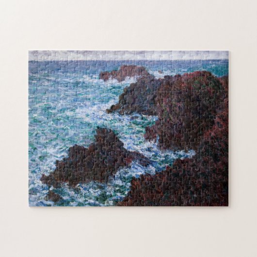 Claude Monet - The Rocks at Belle-Ile, Wild Coast Legpuzzel (Horizontaal)