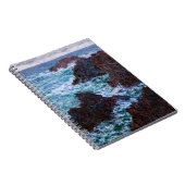Claude Monet - The Rocks at Belle-Ile, Wild Coast Notitieboek (Rechterzijde)