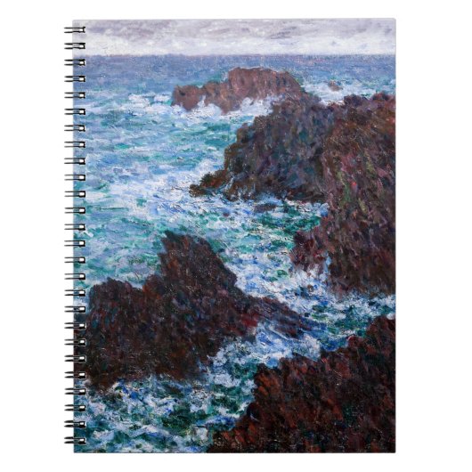 Claude Monet - The Rocks at Belle-Ile, Wild Coast Notitieboek (Voorkant)