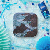 Claude Monet - The Rocks at Belle-Ile, Wild Coast Papieren Bordje (Feest)