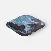Claude Monet - The Rocks at Belle-Ile, Wild Coast Papieren Bordje (Gebogen)