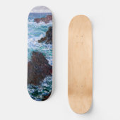 Claude Monet - The Rocks at Belle-Ile, Wild Coast Persoonlijk Skateboard (Voorkant)
