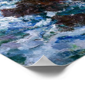 Claude Monet - The Rocks at Belle-Ile, Wild Coast Poster (Hoek)