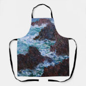 Claude Monet - The Rocks at Belle-Ile, Wild Coast Schort (Voorkant)