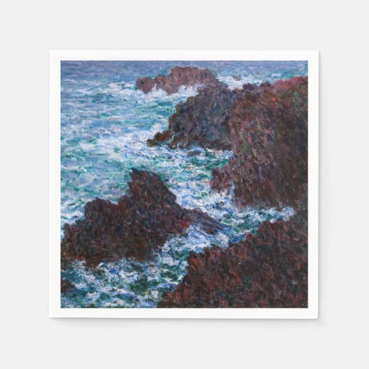 Claude Monet - The Rocks at Belle-Ile, Wild Coast Servet (Voorkant)