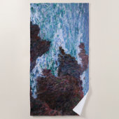 Claude Monet - The Rocks at Belle-Ile, Wild Coast Strandlaken (Voorkant)