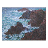 Claude Monet - The Rocks at Belle-Ile, Wild Coast Tafelkleed (Voorkant (Horizontaal))