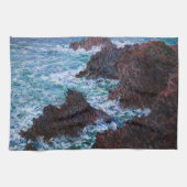 Claude Monet - The Rocks at Belle-Ile, Wild Coast Theedoek (Horizontaal)