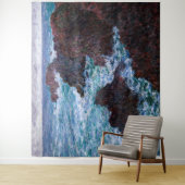 Claude Monet - The Rocks at Belle-Ile, Wild Coast Wandkleed (In situ)