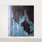 Claude Monet - The Rocks at Belle-Ile, Wild Coast Wandkleed (Voorkant)