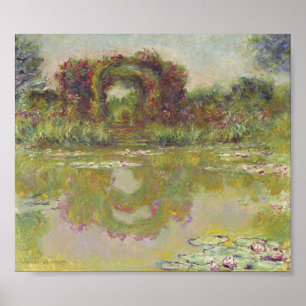 Claude Monet - The roos arches - Giverny 1913 Poster