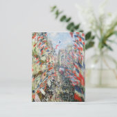 Claude Monet | The Rue Montorgueil, Parijs Briefkaart (Staand voorkant)