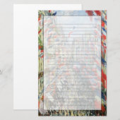 Claude Monet | The Rue Montorgueil, Parijs Briefpapier (Voorkant / Achterkant)