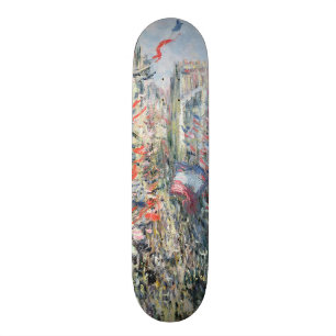 Claude Monet   The Rue Montorgueil, Parijs Persoonlijk Skateboard