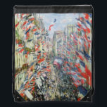 Claude Monet | The Rue Montorgueil, Parijs Trekkoord Rugzakje<br><div class="desc">The Rue Montorgueil,  Paris,  Celebration of 30 June 1878 | van Claude Monet | Art Location: Musee d'Orsay,  Parijs,  Frankrijk | Franse artiest | Collectie Afbeelding nummer: XIR52219</div>
