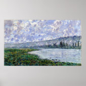 Claude Monet The Seine in Vétheuil Poster (Voorkant)