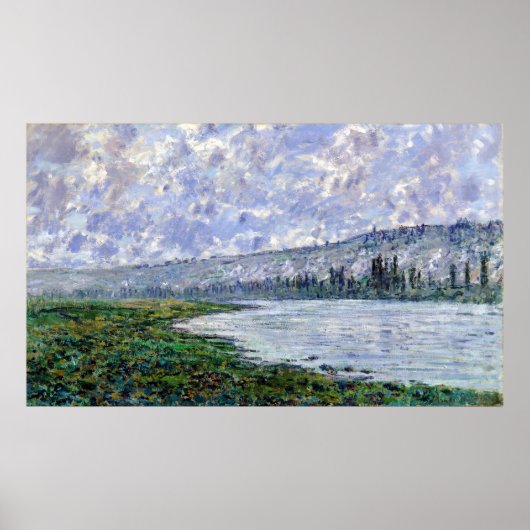 Claude Monet The Seine in Vétheuil Poster (Voorkant)