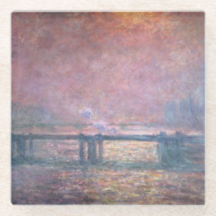 Claude Monet   The Thames at Charing Cross, 1903 Glazen Onderzetter