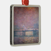 Claude Monet | The Thames at Charing Cross, 1903 Metalen Ornament (Rechts)