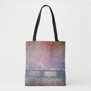Claude Monet The Thames at Charing Cross, 1903 Tote Bag