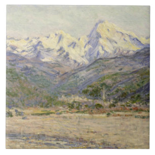 Claude Monet - The Valley of the Nervia Tegeltje