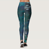Claude Monet - The Water Lilies - Green Reflection Leggings (Achterkant)