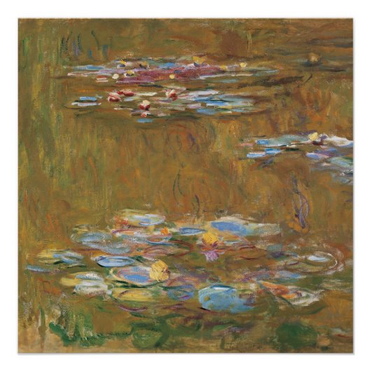 Claude Monet The Water Lily Pond GalleryHD Perfect Poster (Voorkant)