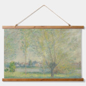 Claude Monet The Willows French Old Art Wood Hangend Wandkleed (Voorkant)