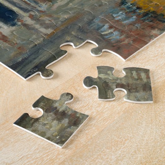 Claude Monet The Windmill  Painting Legpuzzel (Zijkant)