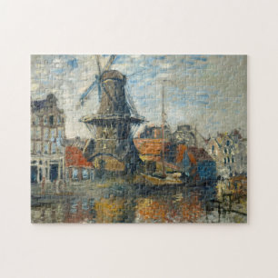 Claude Monet The Windmill  Painting Legpuzzel