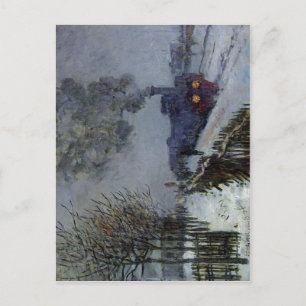 Claude Monet Train in the Snow 1875 Technique Oil  Briefkaart