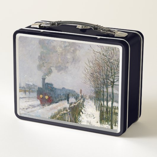 Claude Monet - Trein in in de Sneeuw / De Locomoti (Achterkant)