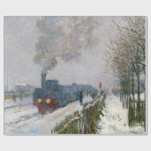 Claude Monet - Trein in in de Sneeuw / De Locomoti Cadeaupapier (Vlak)