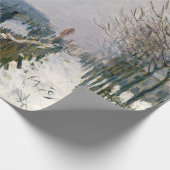 Claude Monet - Trein in in de Sneeuw / De Locomoti Cadeaupapier (Hoek)