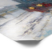 Claude Monet - Trein in in de Sneeuw / De Locomoti Foto Afdruk (Hoek)